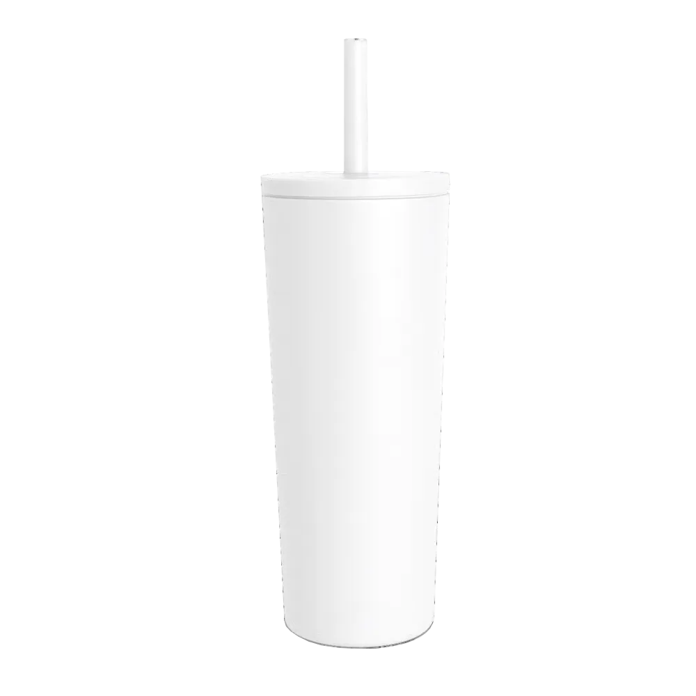 Simple Modern Classic Signature Tumbler 24 oz Winter White 