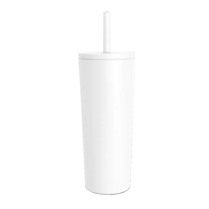 Simple Modern Classic Signature Tumbler 24 oz Winter White 