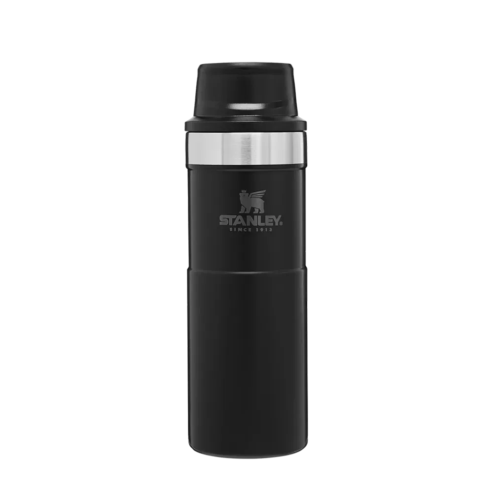 Stanley 16 oz Classic Trigger-Action Travel Mug - Matte Black