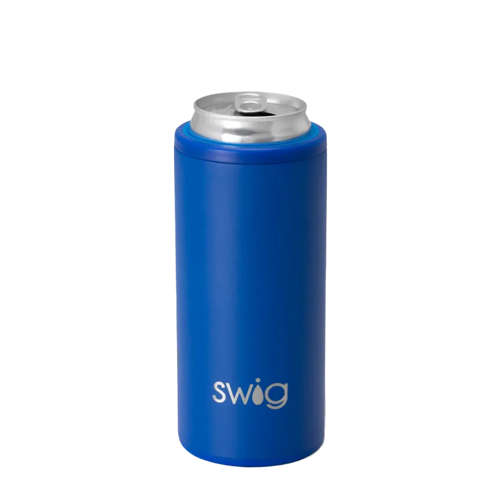 Swig Skinny Can Holder 12 oz Royal Blue 