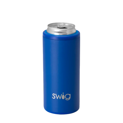 Swig Skinny Can Holder 12 oz Royal Blue 