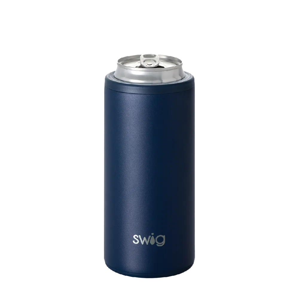 Swig Skinny Can Holder 12 oz Navy 