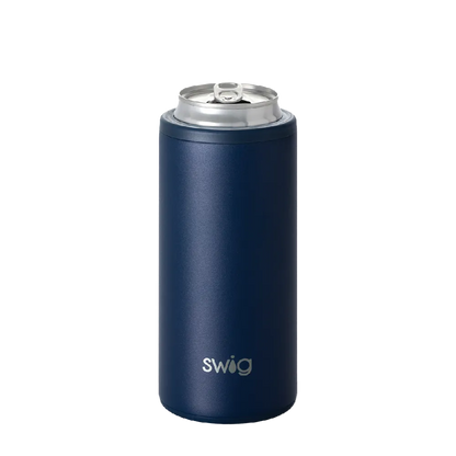 Swig Skinny Can Holder 12 oz Navy 