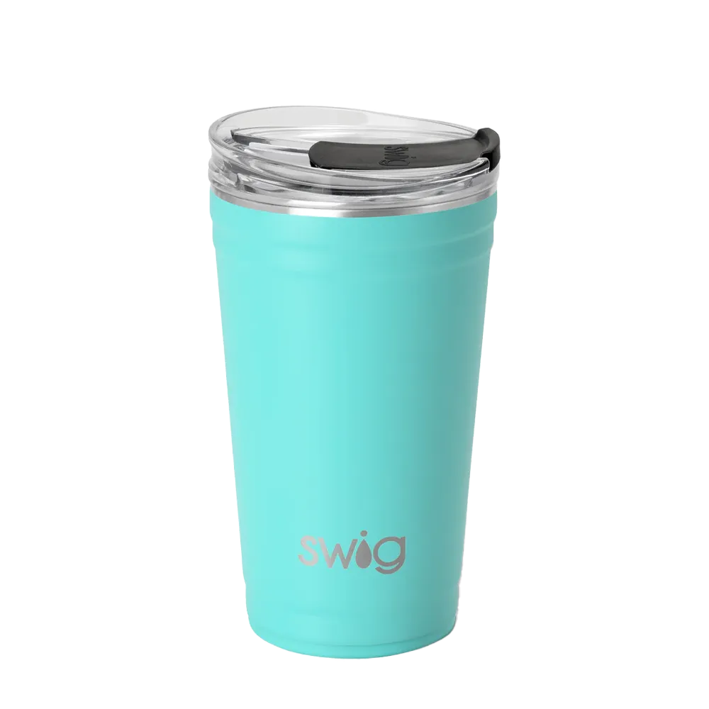 Swig Party Cup 24 oz Aqua 