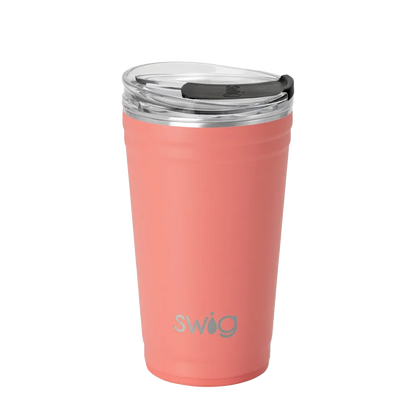 Swig Party Cup 24 oz Coral 