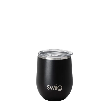 Swig Wine Tumbler 12 oz Black 