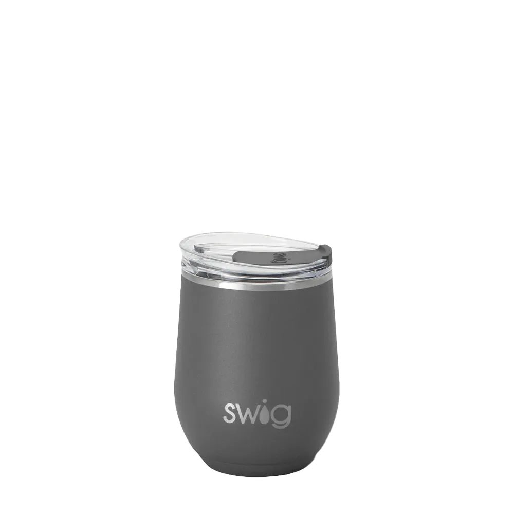 Swig Wine Tumbler 12 oz Grey 