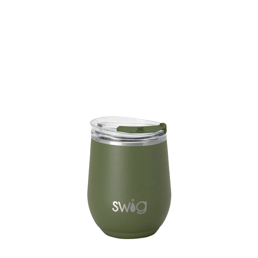 Swig Wine Tumbler 12 oz Olive 