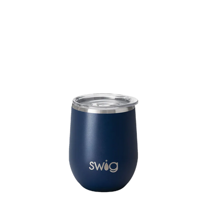 Swig Wine Tumbler 12 oz Navy 