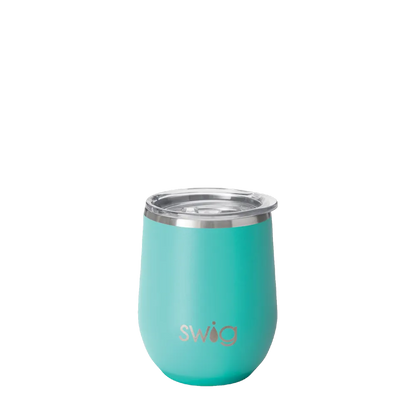 Swig Wine Tumbler 12 oz Aqua 