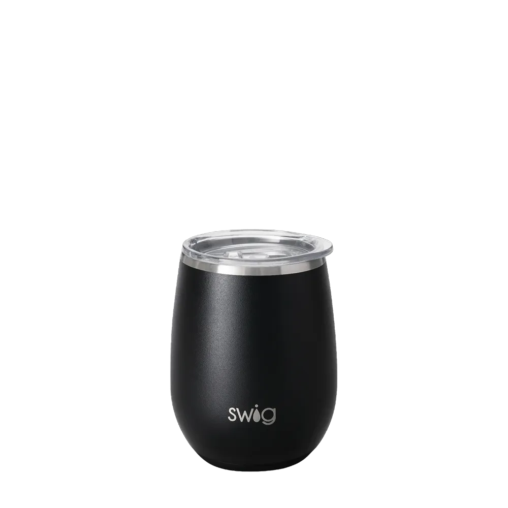 Swig Wine Tumbler 14 oz Black 