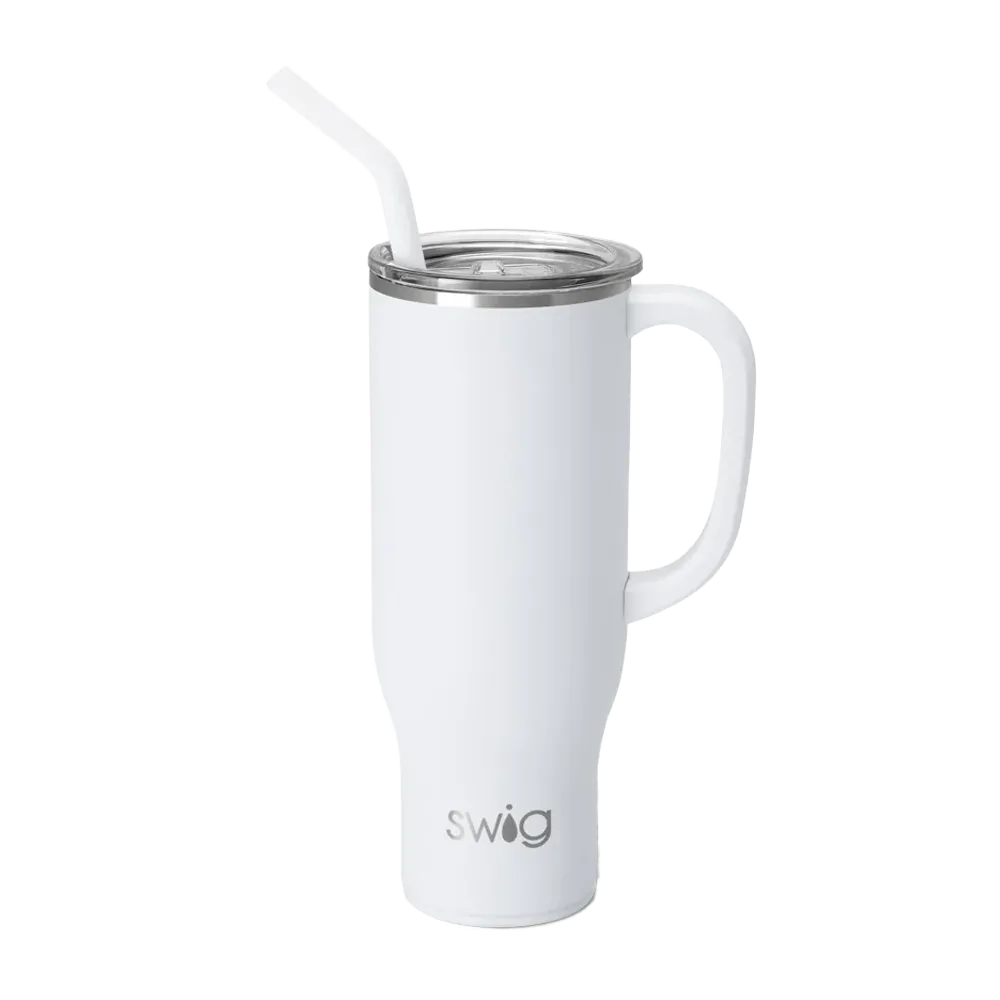 Swig Mega Mug 30 oz White 