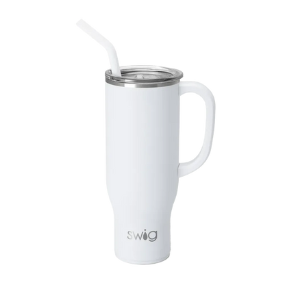Swig Mega Mug 30 oz White 