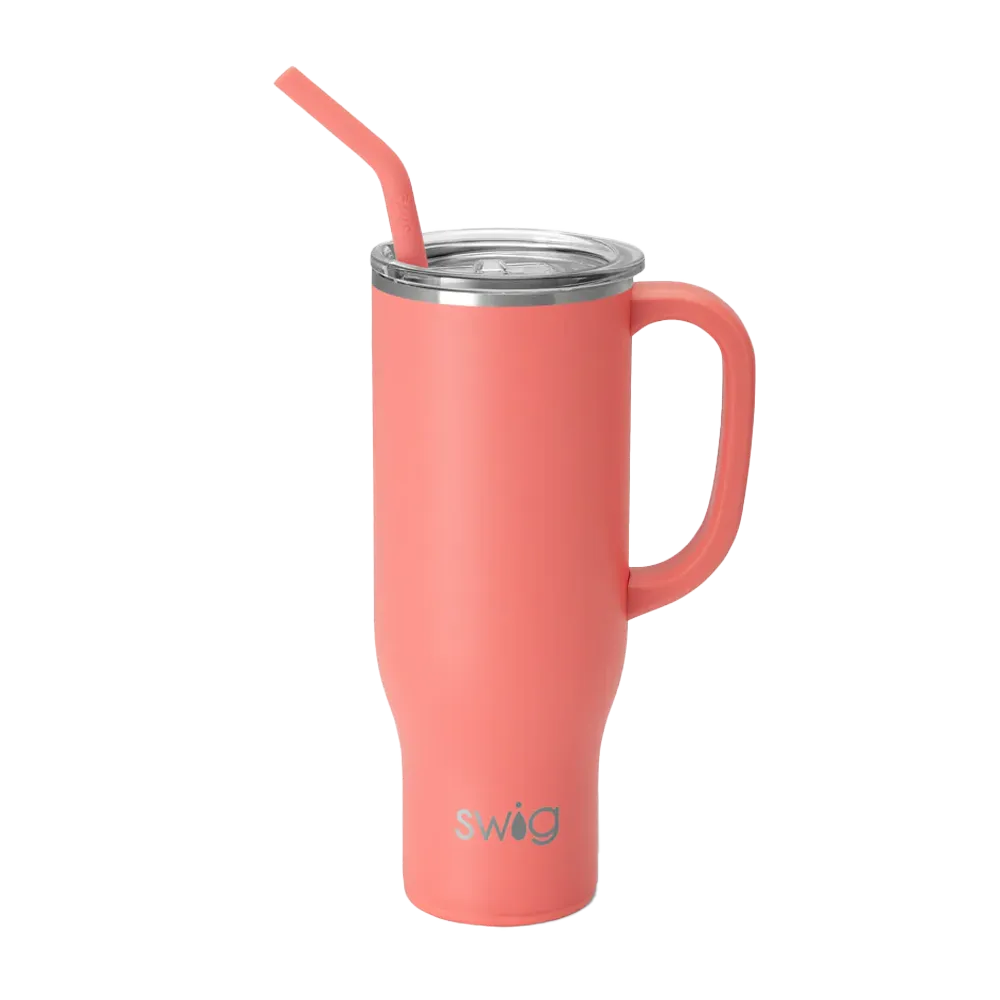 Swig Mega Mug 30 oz Coral 