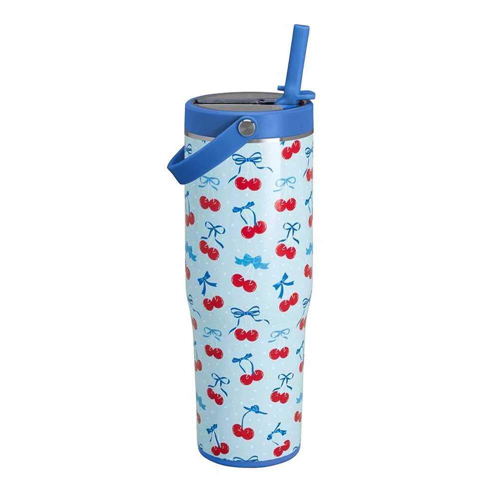 Swig Patterned To-Go Tumbler 30 oz Cherry Pop 