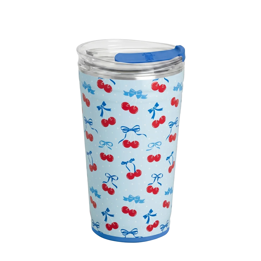Swig Patterned Party Cup 24 oz Cherry Pop 