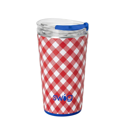 Swig Patterned Party Cup 24 oz Patriotic Picnic 