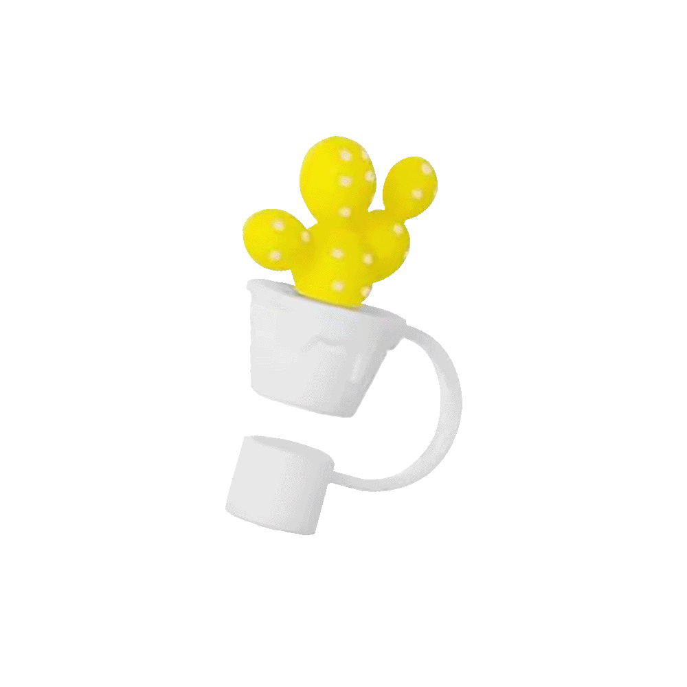 8mm Cactus Straw Topper Custom Branding 8mm cactus straw topper custom branding
