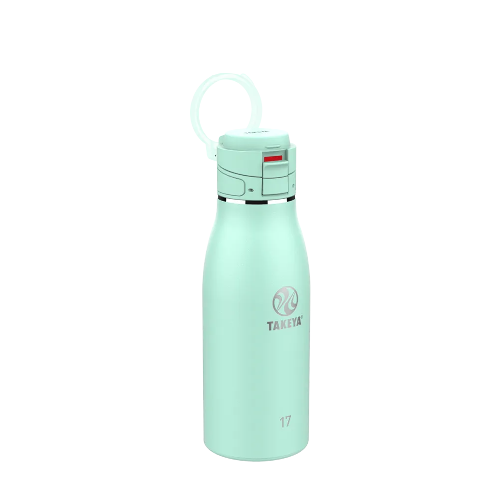 Takeya Traveler Mug With FlipLock Lid 17 oz Aqua 