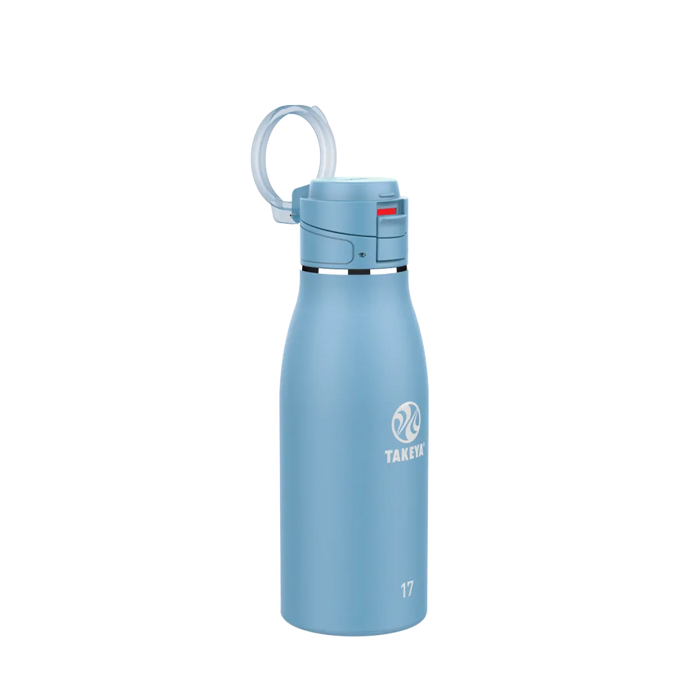 Takeya Traveler Mug With FlipLock Lid 17 oz Bluestone 