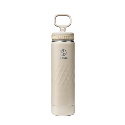 Takeya Sport Water Bottle with Straw Lid 22 oz Almond 