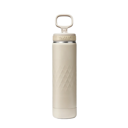 Takeya Sport Water Bottle with Straw Lid 22 oz Almond 