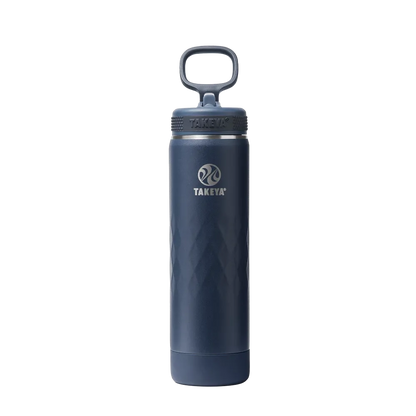Takeya Sport Water Bottle with Straw Lid 22 oz Indigo 