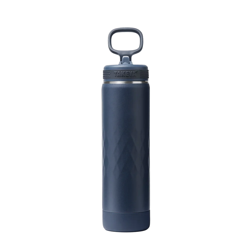 Takeya Sport Water Bottle with Straw Lid 22 oz Indigo 