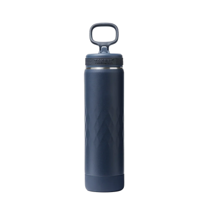 Takeya Sport Water Bottle with Straw Lid 22 oz Indigo 