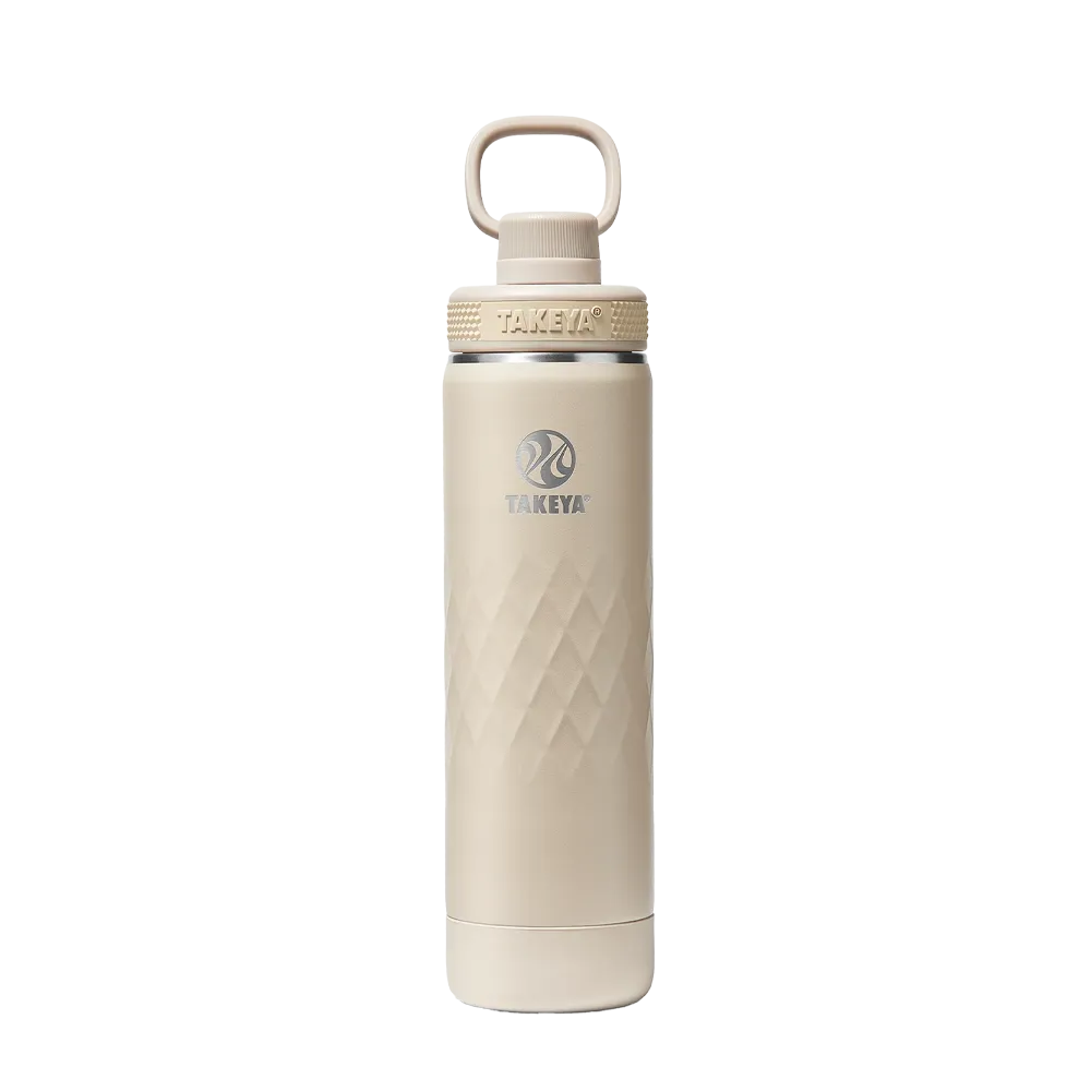 Takeya Sport Water Bottle with Spout Lid 22 oz Almond 