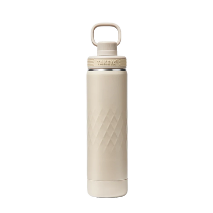 Takeya Sport Water Bottle with Spout Lid 22 oz Almond 