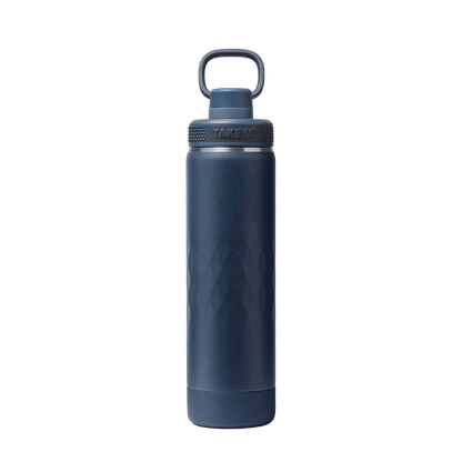 Takeya Sport Water Bottle with Spout Lid 22 oz Indigo 