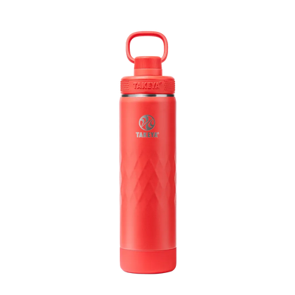 Takeya Sport Water Bottle with Spout Lid 22 oz Crimson 