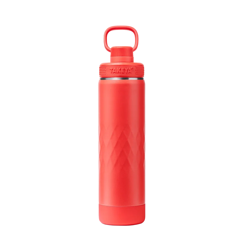 Takeya Sport Water Bottle with Spout Lid 22 oz Crimson 