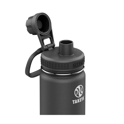 Takeya Actives Water Bottle Spout Lid 24 oz Onyx 