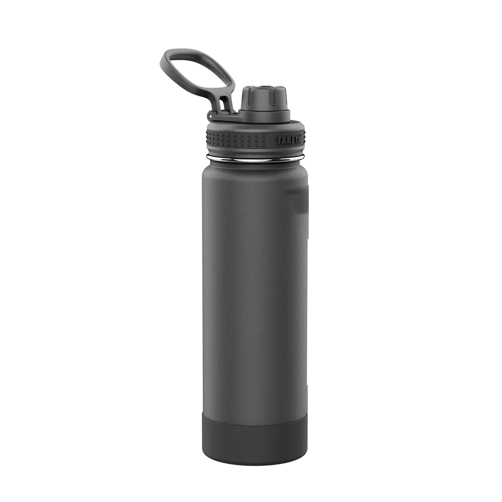 Takeya Actives Water Bottle Spout Lid 24 oz Onyx 