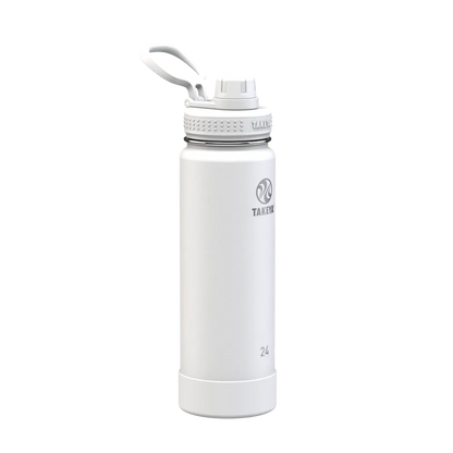 Takeya Actives Water Bottle Spout Lid 24 oz Arctic 