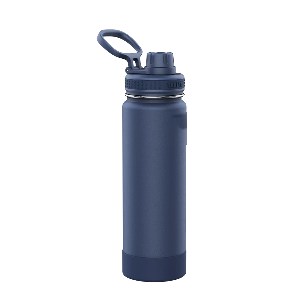 Takeya Actives Water Bottle Spout Lid 24 oz Midnight 