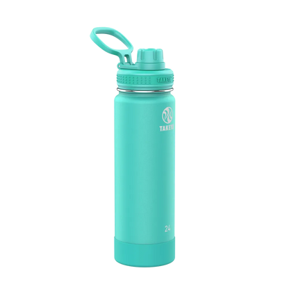 Takeya Actives Water Bottle Spout Lid 24 oz Teal 
