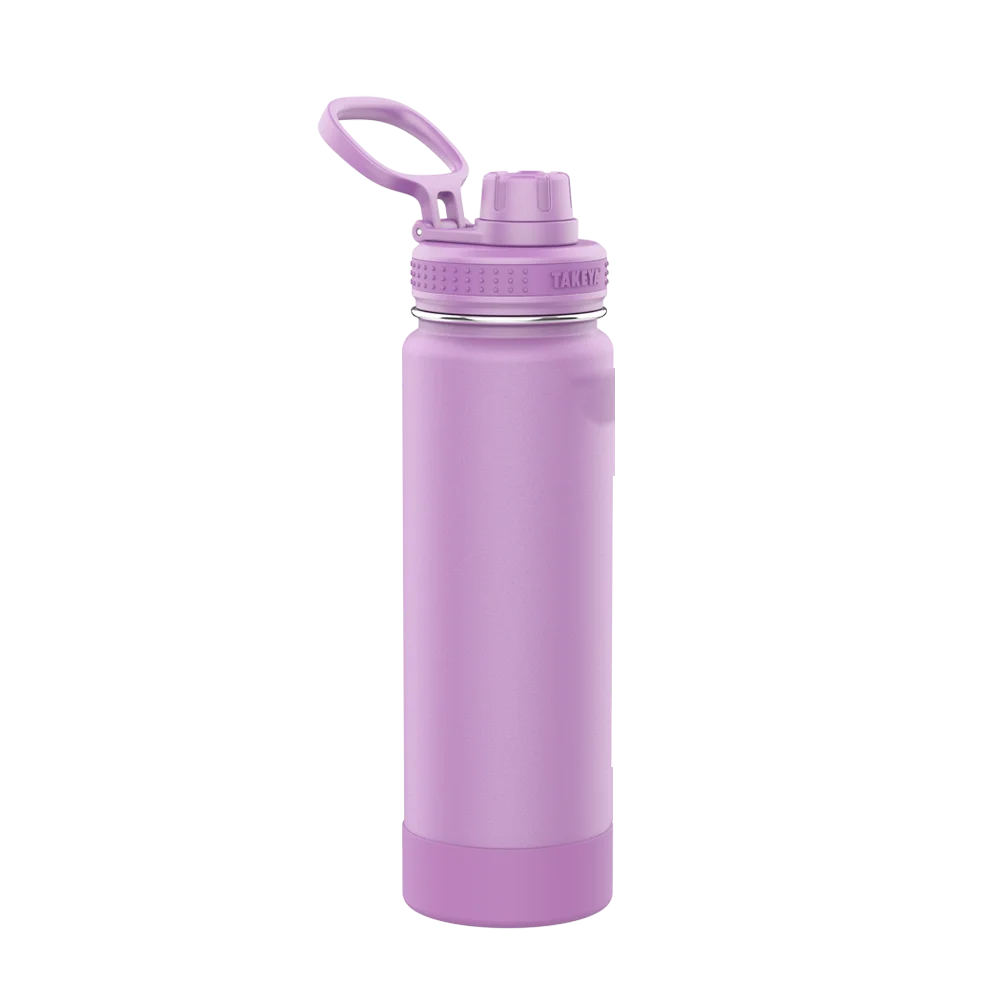 Takeya Actives Water Bottle Spout Lid 24 oz Lilac 