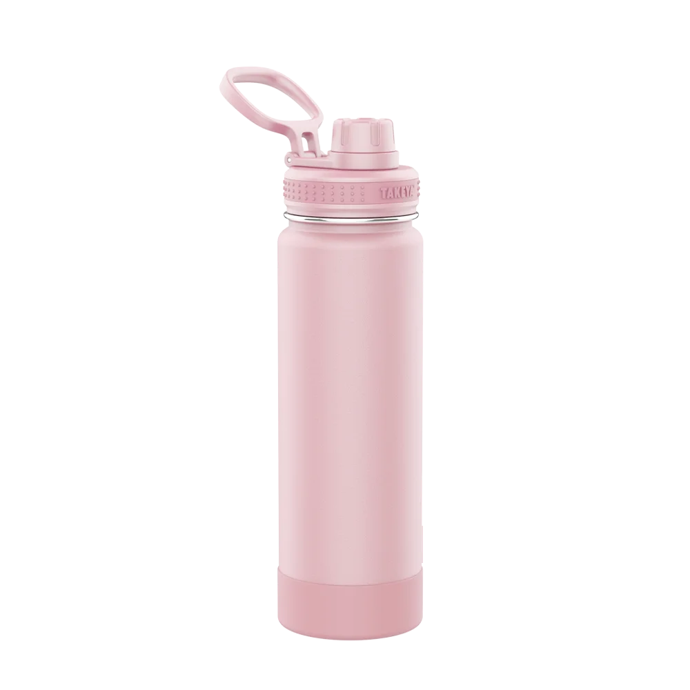 Takeya Actives Water Bottle Spout Lid 24 oz Blush 