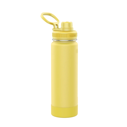 Takeya Actives Water Bottle Spout Lid 24 oz Canary 