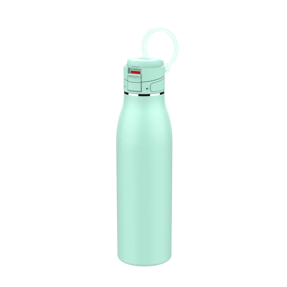 Takeya Traveler Mug With FlipLock Lid 25 oz Aqua 