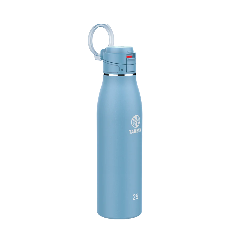 Takeya Traveler Mug With FlipLock Lid 25 oz Bluestone 