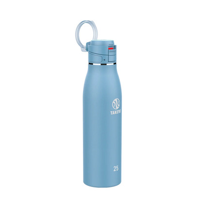 Takeya Traveler Mug With FlipLock Lid 25 oz Bluestone 