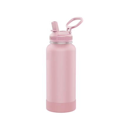 Takeya Actives Water Bottle Straw Lid 32 oz Blush 