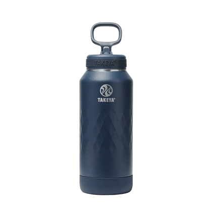Takeya Sport Water Bottle with Straw Lid 32 oz Indigo 