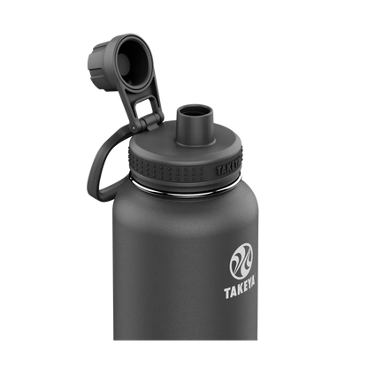 Takeya Actives Water Bottle Spout Lid 32 oz Onyx 