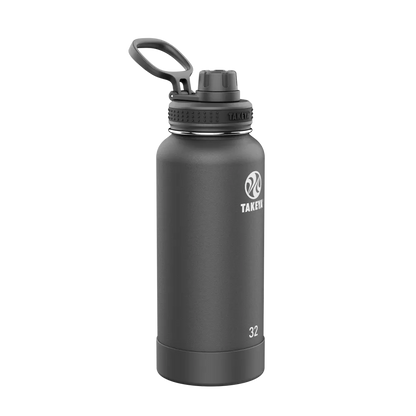 Takeya Actives Water Bottle Spout Lid 32 oz Onyx 