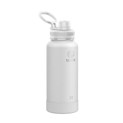 Takeya Actives Water Bottle Spout Lid 32 oz Arctic 